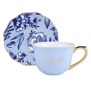 It is Well Tea Cup & Saucer