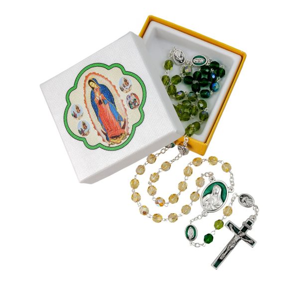 OL Guadalupe Tri Color Rosary