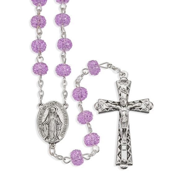 Amethyst Crystal Rosary