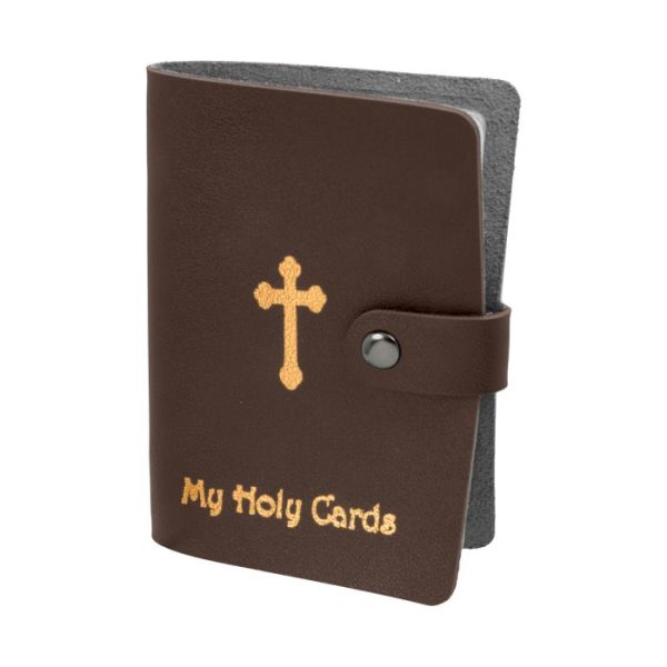 Brown Holy Card Holder